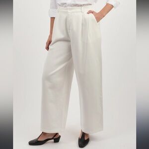 LABOART Winter white soft cotton trouser Size 2/ IT 44/US M
